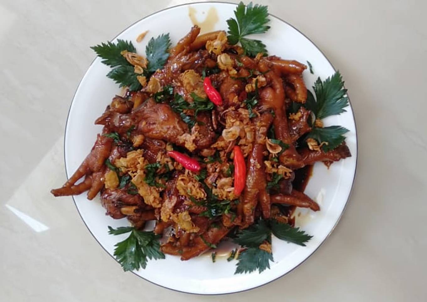 Ceker Pedas Kecap