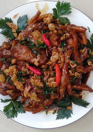 Foto resep Ceker Pedas Kecap