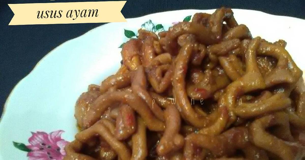 Resep Krengsengan usus ayam oleh Arofah - Cookpad