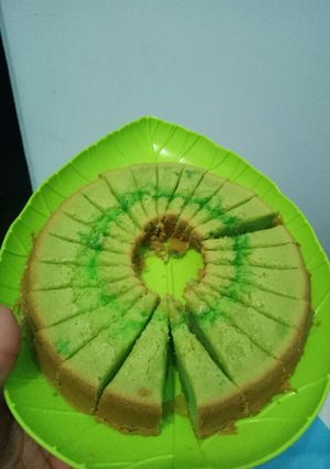 Foto resep Bolu pandan oven gampang banget/ tanpa mixer