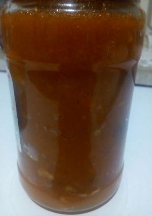 عکسی از دستور مربای تفاله هویج با گردو