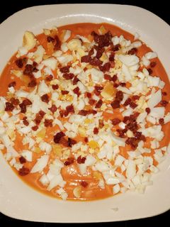 Una foto de Salmorejo con toque manuel