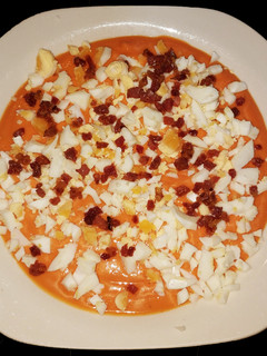Una foto de Salmorejo con toque manuel