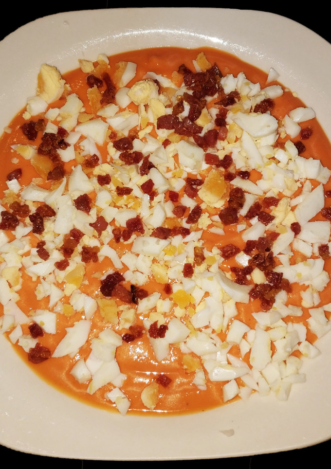 Una foto de Salmorejo con toque manuel