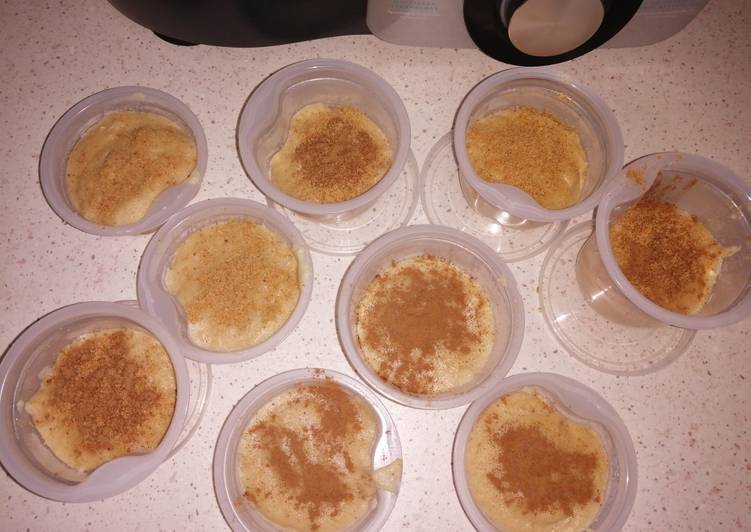 Natillas de galletas de canela en mambo