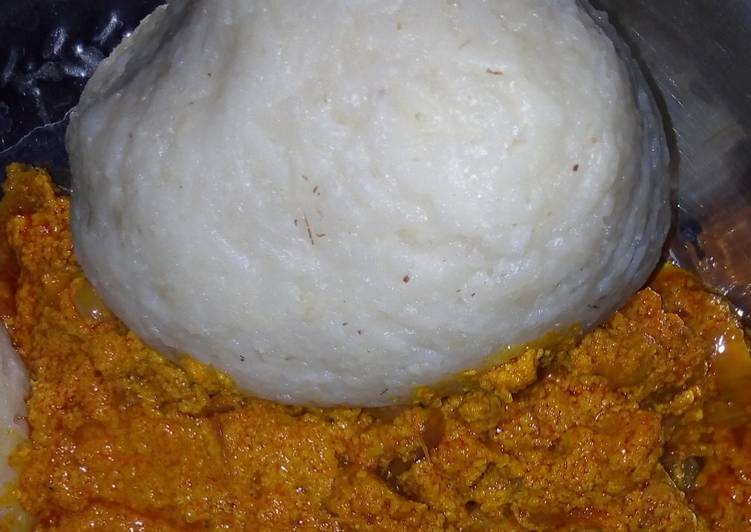Recipe of Awsome Egusi and tuwo | So Appetizing Food Recipe From My Kitchen