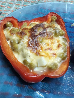 Una foto de Morrón relleno light
