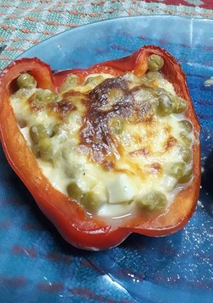 Una foto de Morrón relleno light