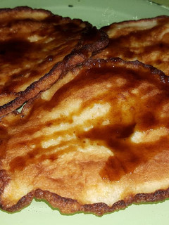 Una foto de Tortitas de melocotón