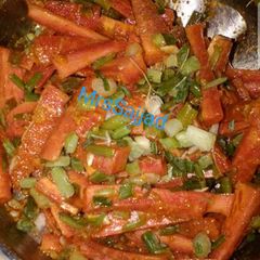 A picture of Jhatpat gajar achar.