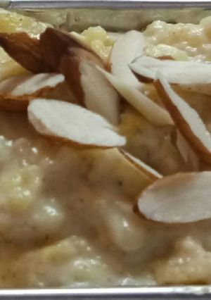 A picture of Almonds phirni.