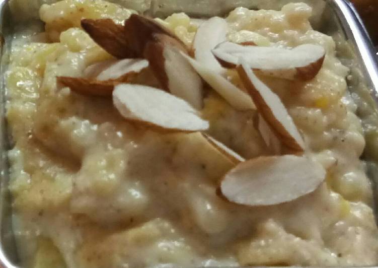 Almonds phirni