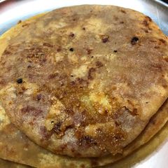 A picture of Fresh coconut puranpoli.