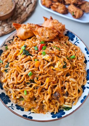Foto resep Mie Nyemek Telur Asin