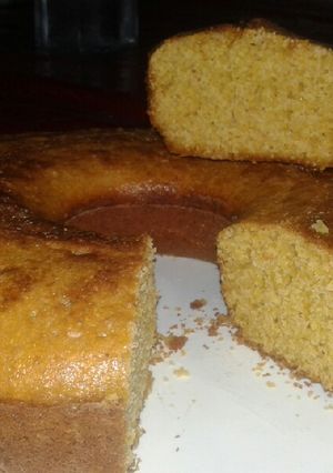 Una foto de Bizcochuelo de polenta!