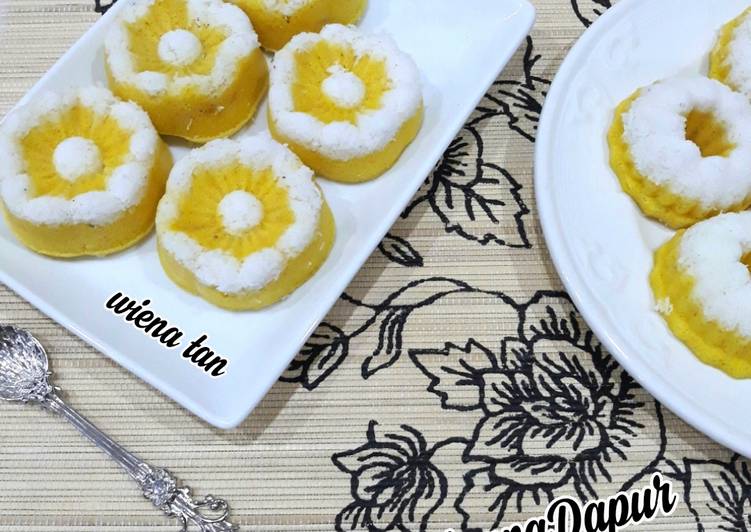 Proses mengolah Putu Ayu Labu Kuning |Fiber Creme yang enak