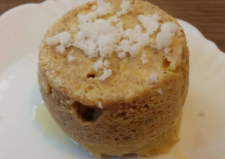 Bolo de caneca de coco