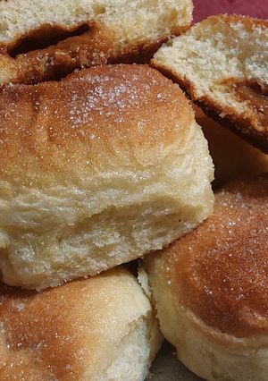 Una foto de Pan de maíz relleno con dulce de membrillo, dulce de leche y/o frutas