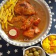 خورشت مرغ با رب ذغال اخته