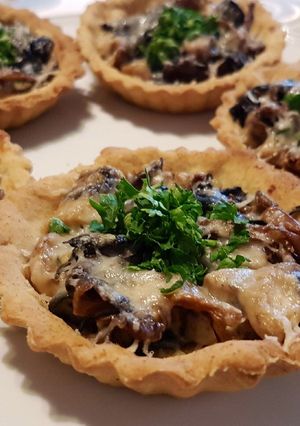 Une photo de Tartelettes aux champignons
