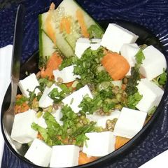 A picture of Healthy salad bowl.