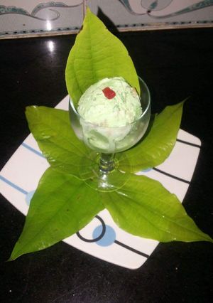 A picture of Paan Ice cream.