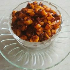 A picture of Garlic carrot spicy instant Achar.