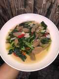Tumis Sawi Hijau dan Bakso 🥬