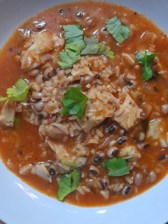 Foto de Arroz de Bacalhau e Feijão
