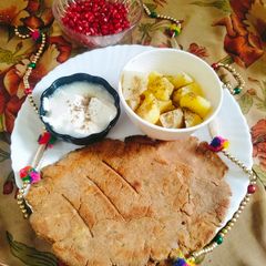 A picture of Navratri vrat paratha 😋 Rajgira paratha.