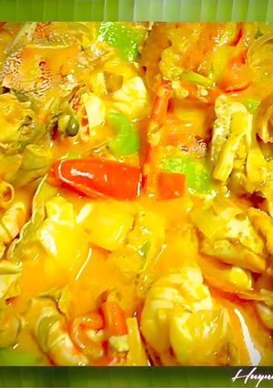 Hình của món Cà Ri Sữa Tươi Tôm Hùm.
