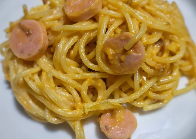 Resep Spaghetti creamy