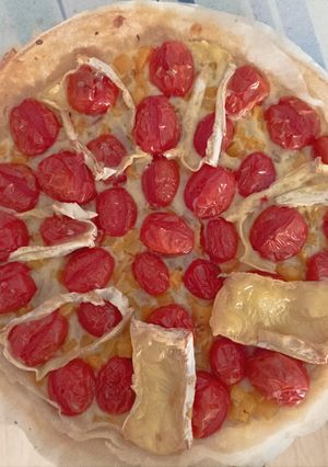 Une photo de Tarte croustillante tomates