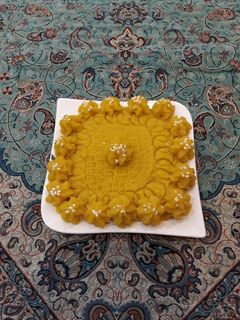 عکسی از دستور حلوا تخم مرغی