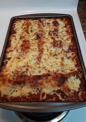 A picture of Lasagna.