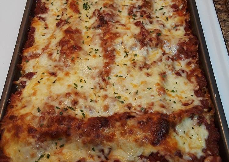 Steps to Prepare Super Quick Homemade Lasagna