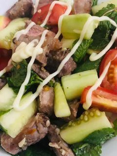 Hình của món Salad bò healthy.