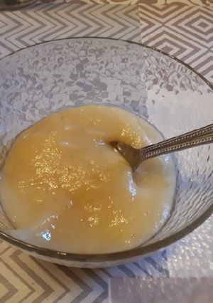 Une photo de Compote pomme poire raisin