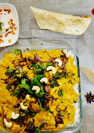 A picture of Paneer biryani.