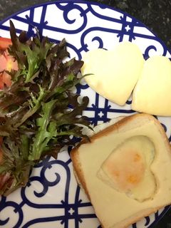 Una foto de Sándwich 🥪 de corazón
