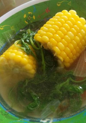 Foto resep Sup bayam pake kunci