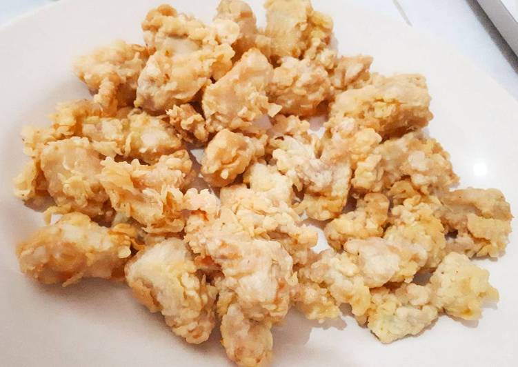 Cara Gampang Membuat Crispy Chicken Popcorn (ayam popcorn crispy), Bisa Manjain Lidah