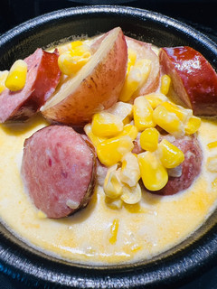 A picture of Chunky Smoked Sausage Corn 🌽 Chowder.