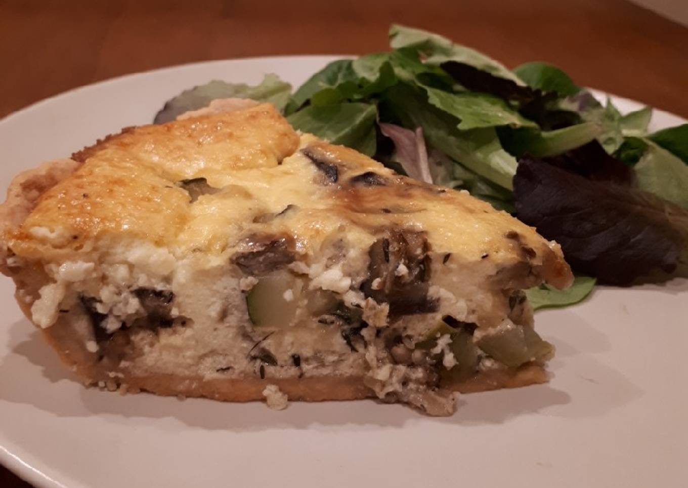 Quiche épaisse aux légumes