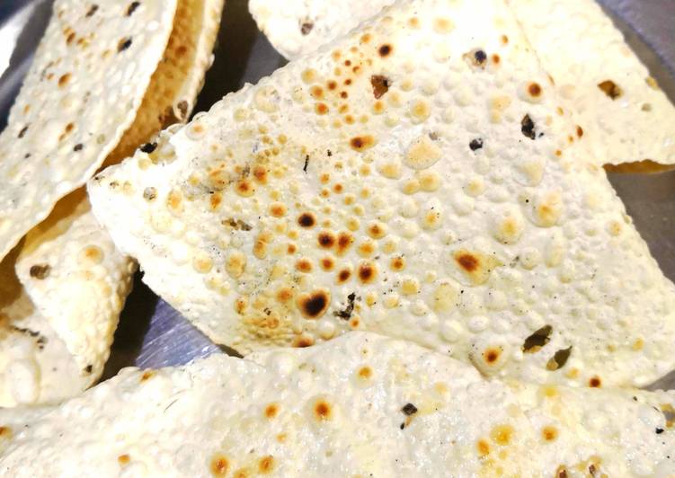 Recipe of different shape of papad