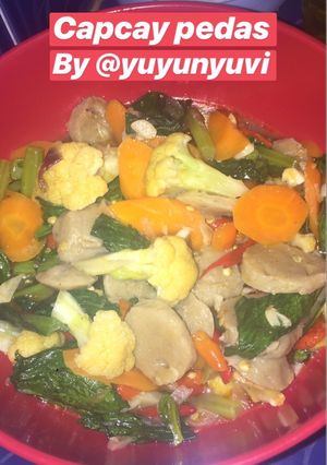 Foto resep Capcay pedas