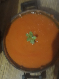 A picture of Carrot soup.