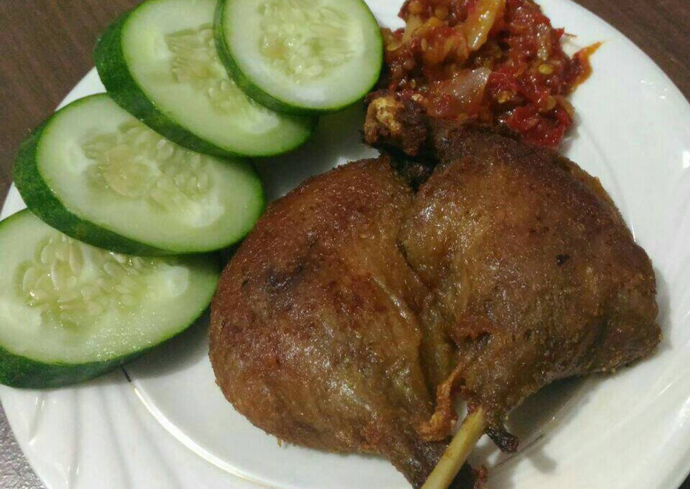 Bebek Goreng ala Leko