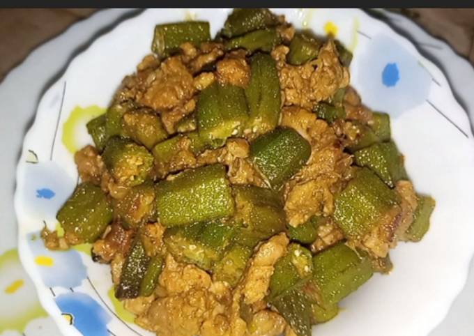 Bhindi keema