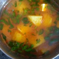 A picture of Aloo matar ki sabji.